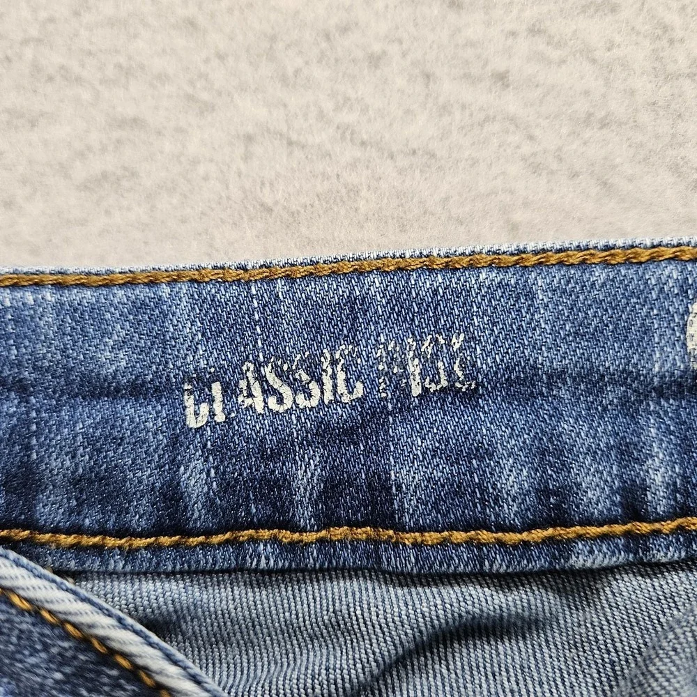 Rewash Jeans Womens 5/27 Blue Medium Low Rise Skinny Stretch Distressed 27x28